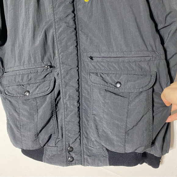 Vintage Alberta Grain Pool Westco Black & Yellow Jacket with Embroidered Logo L - Picture 8 of 15